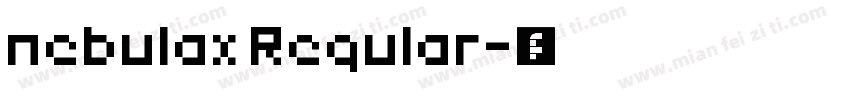 nebulax Regular字体转换